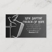 カスタムパーソナライズされた教会名刺 名刺 (正面)
