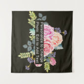 カスタムパーソナライズされた文字 タペストリー (正面(横))