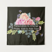 カスタムパーソナライズされた文字 タペストリー (正面)