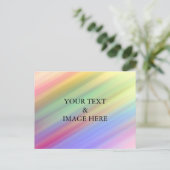 カスタムパーソナライズされた文字 ポストカード (スタンド正面)