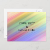 カスタムパーソナライズされた文字 ポストカード (正面/裏面)