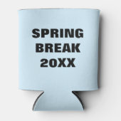 カスタムパーソナライズされた春休[年] 缶クーラー (正面)