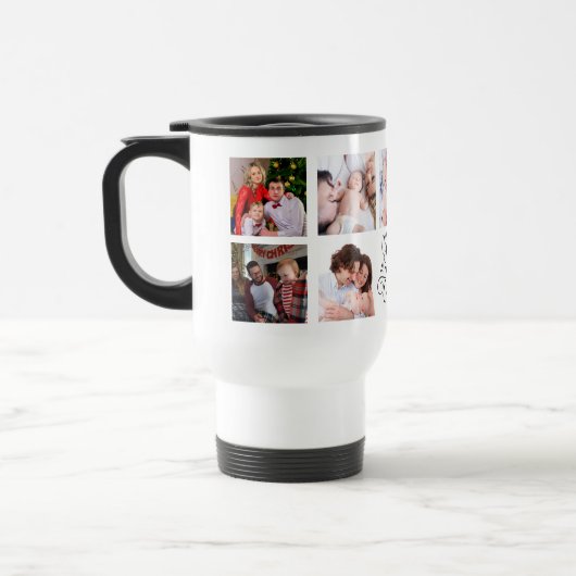 カスタムパーソナライズされた最高のパパEVERギフト トラベルマグ (左)