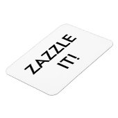 カスタムパーソナライズされた柔軟マグネ空白のットテンプレート マグネット (左側)