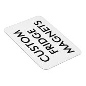 カスタムパーソナライズされた柔軟マグネ空白のットテンプレート マグネット (右側)