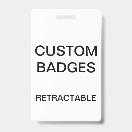 カスタムパーソナライズされた格納式クリップバッジ バッジ (表面)