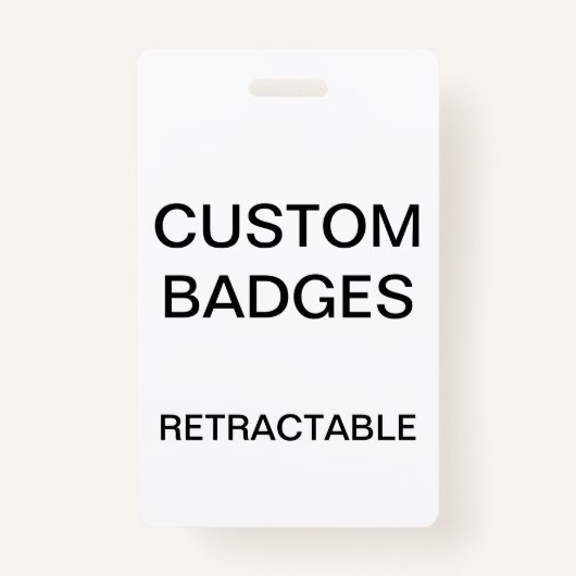 カスタムパーソナライズされた格納式クリップバッジ バッジ (正面)