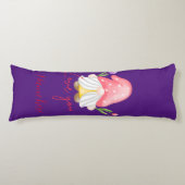 カスタムパーソナライズされた格言バレンタイン ボディピロー (正面)