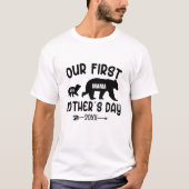 カスタムパーソナライズされた母の日Tシャツ Tシャツ (正面)