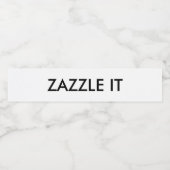 カスタムパーソナライズされた水ボトルラベル空白の ペットボトルラベル (シングルラベル)