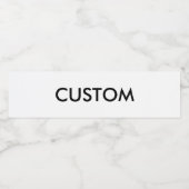 カスタムパーソナライズされた水ボトルラベル空白の ペットボトルラベル (シングルラベル)