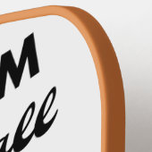 カスタムパーソナライズされた炭素繊維ピックボールパドル ピックルボールラケット (左詳細)