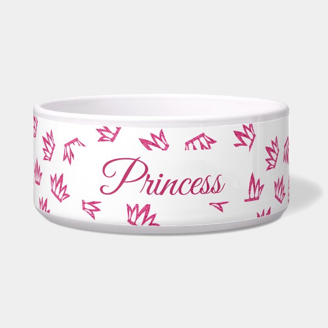 カスタムパーソナライズされた犬の猫のペットボウル料理ギフト ボウル (正面)