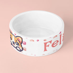 カスタムパーソナライズされた犬の猫のペットボウル料理ギフト ボウル