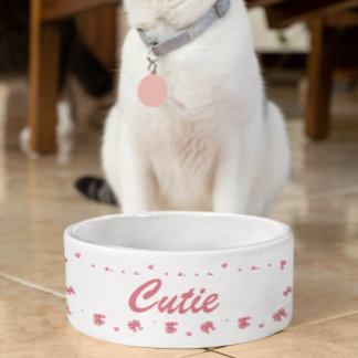 カスタムパーソナライズされた犬の猫のペットボウル料理ギフト ボウル