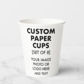カスタムパーソナライズされた紙カップ[8] 紙コップ (正面)