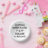 カスタムパーソナライズされた紙ボール(8) 7 x 1.5インチD. ペーパーボウル (パーティー)