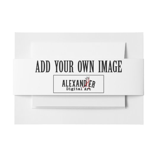 カスタムパーソナライズされた結婚シャワー 招待状ベリーバンド (正面例)