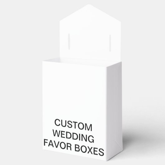 カスタムパーソナライズされた結婚式の引き出物ボックス フェイバーボックス (オープン)