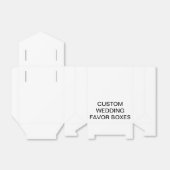 カスタムパーソナライズされた結婚式の引き出物ボックス フェイバーボックス (折り畳みなし)