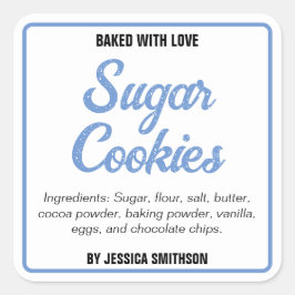 カスタムパーソナライズされた自家製ラベルHM001_20sqv2 スクエアシール