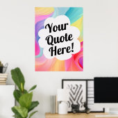 カスタムパーソナライズされた芸を磨く ポスター (ホームオフィス)