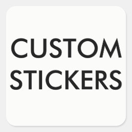 カスタムパーソナライズされた角ステッカー空白の スクエアシール