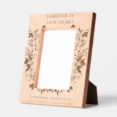 カスタムパーソナライズされた記念 レーザー彫刻フレーム (左)