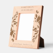 カスタムパーソナライズされた記念 レーザー彫刻フレーム (左)