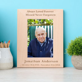 カスタムパーソナライズされた記念 レーザー彫刻フレーム