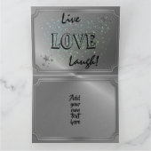 カスタムパーソナライズされた誕生日カード カード (内部)