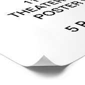 カスタムパーソナライズされた11"x14"バリューマットポスター ポスター (角)