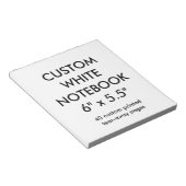 カスタムパーソナライズされた40ページ涙遠くにメモ帳 ノートパッド (アングル)