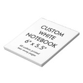 カスタムパーソナライズされた40ページ涙遠くにメモ帳 ノートパッド (回転)