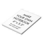 カスタムパーソナライズされた40ページ涙遠くにメモ帳 ノートパッド (回転)