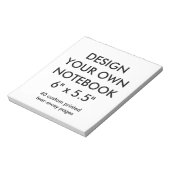 カスタムパーソナライズされた40ページ涙遠くにメモ帳 ノートパッド (回転)