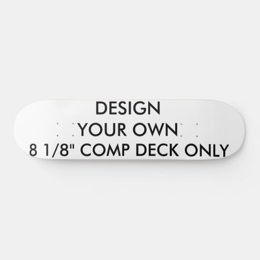 カスタムパーソナライズされた8 1/8"コンプンススケートボードデッキ スケートボード (横)