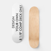 カスタムパーソナライズされた8 1/8"コンプンススケートボードデッキ スケートボード (正面)