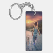 カスタムパーソナライズされた キーホルダー (正面左)