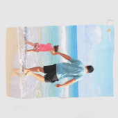 カスタムパーソナライズされた ゴルフタオル (横)