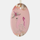 カスタムパーソナライズされた セラミックオーナメント (右)