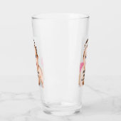 カスタムパーソナライズされた（両面） タンブラーグラス (左)