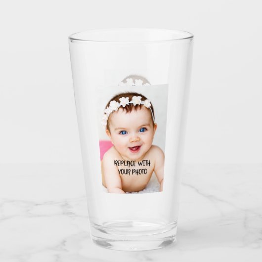 カスタムパーソナライズされた（両面） タンブラーグラス (正面)