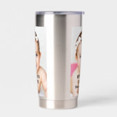 カスタムパーソナライズされた（両面） 保温保冷タンブラー (左面)