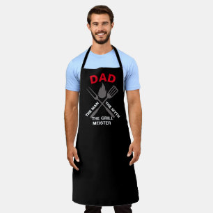 カスタムパーソナライズされた#ChristmasGiftForDad Chef エプロン