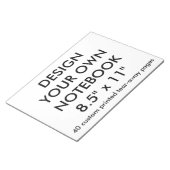 カスタムパーソナライズされたBig 40 Tear-Pageメモ遠くに帳 ノートパッド (アングル)