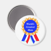 カスタムパーソナライズされたBlue Ribbon Award Magnets マグネット (正面/裏面)