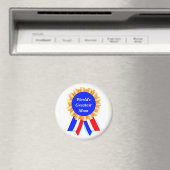 カスタムパーソナライズされたBlue Ribbon Award Magnets マグネット (インサイチュ (食洗機))