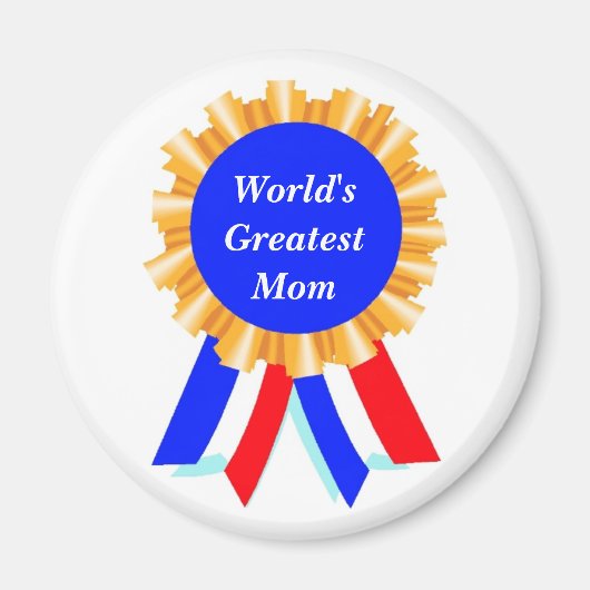 カスタムパーソナライズされたBlue Ribbon Award Magnets マグネット (正面)