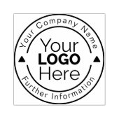 カスタムパーソナライズされたBusiness Logo Rubber Stamp ラバースタンプ (インプリント)
